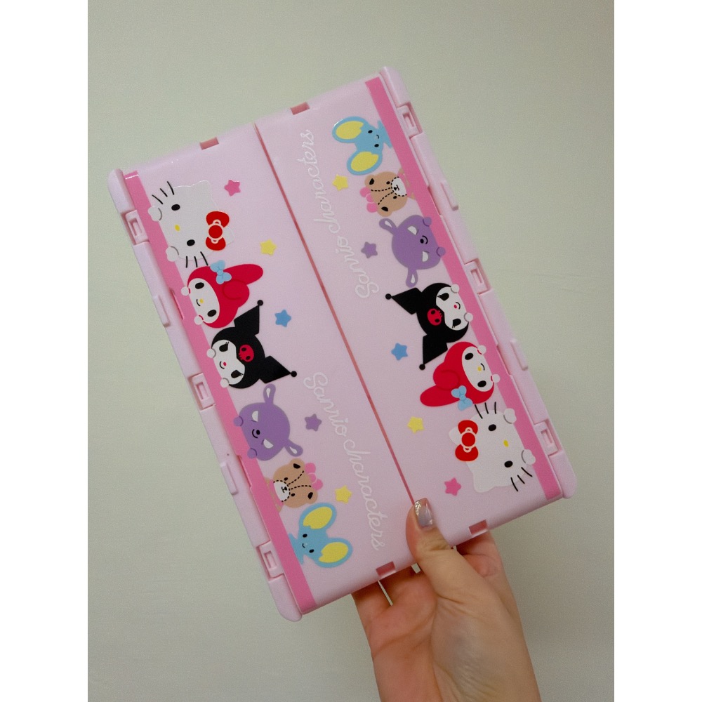 日式桌面大號可折疊收納盒 少女心化妝品雜物整理盒 現貨-規格圖10