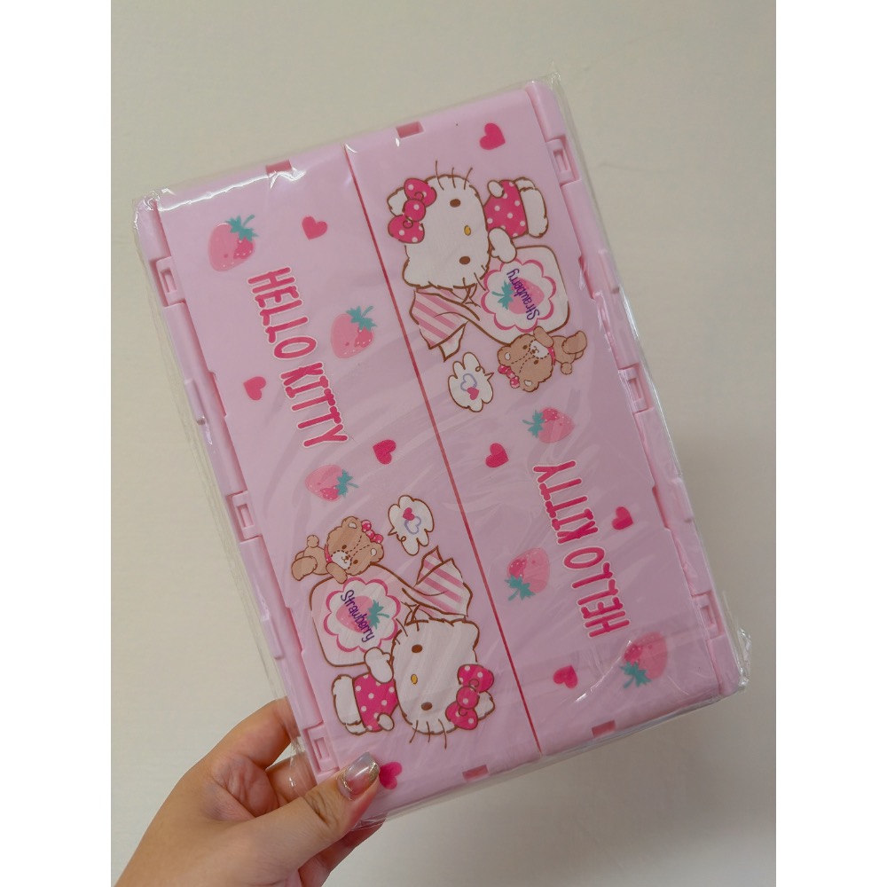 日式桌面大號可折疊收納盒 少女心化妝品雜物整理盒 現貨-規格圖10