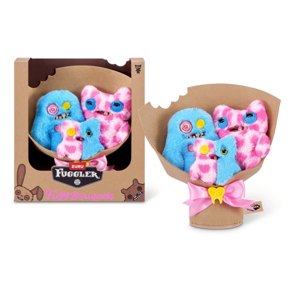 現貨 Fuggler牙齒怪-一家人花束杯秀三入組 正版公司貨 放克牙寶-細節圖5