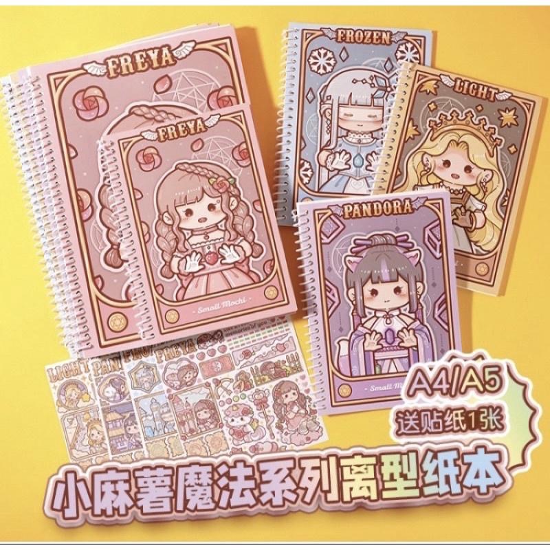 【湘湘小舖❤️】小麻薯 離型本新品❤️ 小麻糬手帳膠帶貼紙收集冊 離形本-細節圖7