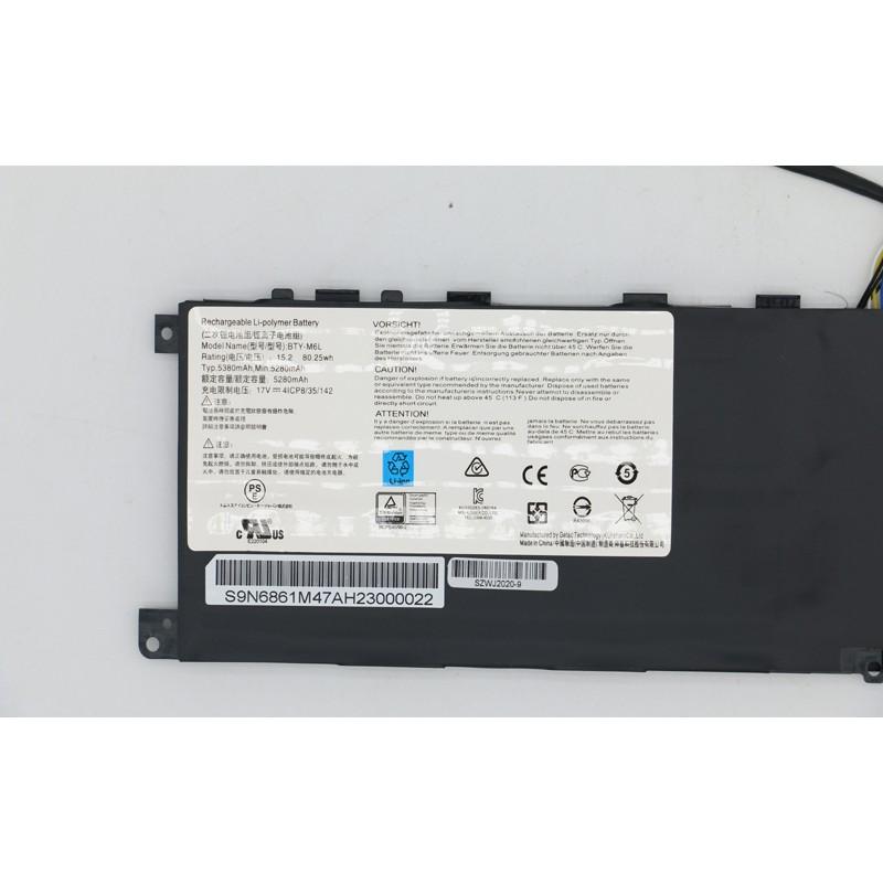 全新 微星 MSI GS65 P65 PS42 PS63 原廠電池 BTY-M6L-細節圖2