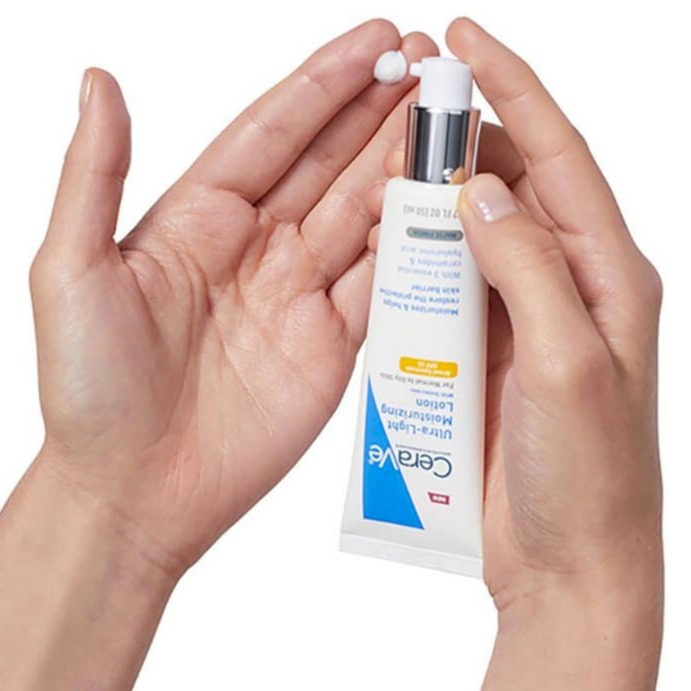 現貨+預購｜CeraVe 適樂膚 Ultra-Light 輕盈保濕防曬乳 SPF30 油性肌膚適用-細節圖4