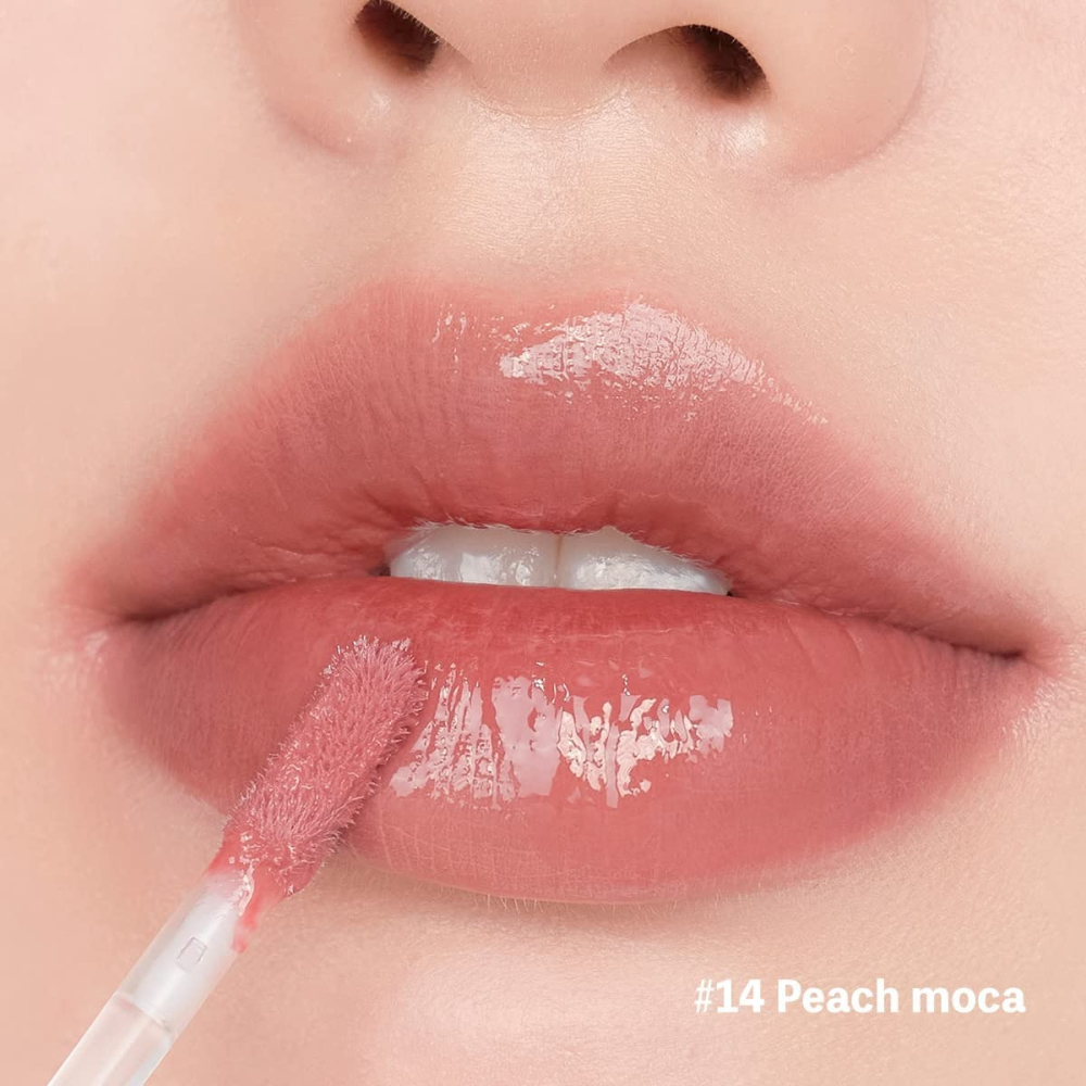 現貨在途｜rom&nd Dewy·ful Water Tint 清透水感光彩染唇釉 Peach Mocha 日本限定色-細節圖5