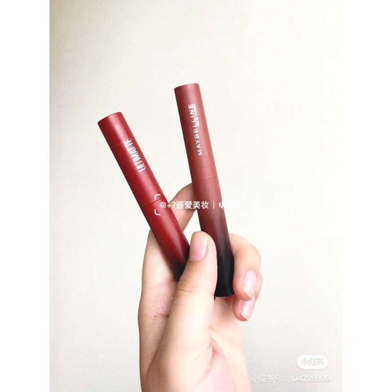 現貨+預購 Maybelline ultimatte  媚比琳 奶霜唇膏 煙燻柔霧奶霜唇 小煙管 888 1288-細節圖5