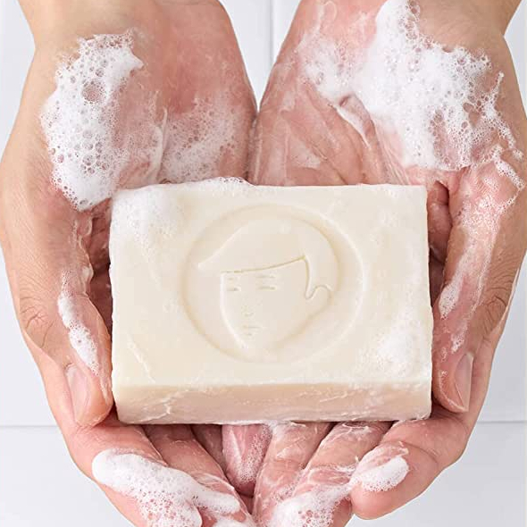 現貨+預購｜毛穴撫子 全身去角質香皂 小蘇打潔膚香皂 碳酸氫鈉石鹼皂 深度清潔毛孔-細節圖2