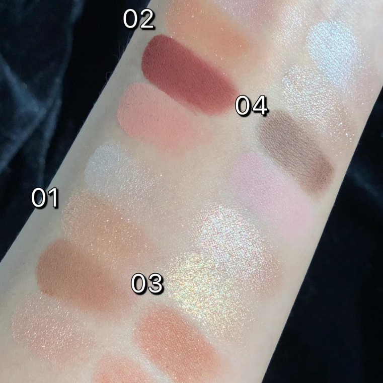 現貨+預購｜日本 B IDOL 四色眼影盤 日系彩妝 日系 眼影 吉田朱里 NMB48-細節圖2