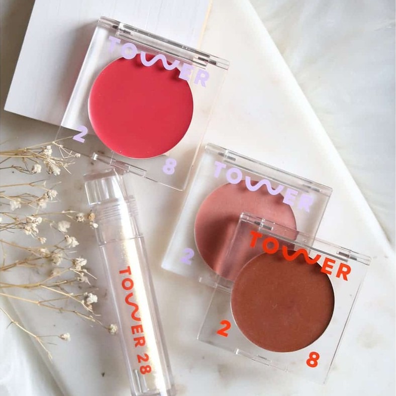 現貨+預購｜Tower 28 光澤唇頰彩 霜狀腮紅 Beachplease 腮紅 多用腮紅膏唇膏 katie推薦-細節圖7