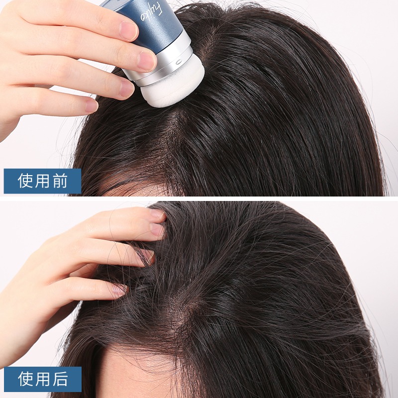 Fujiko 頭髮粉撲 頭髮蓬蓬粉撲 頭髮專用吸油粉撲 乾洗髮 油頭救星-細節圖4