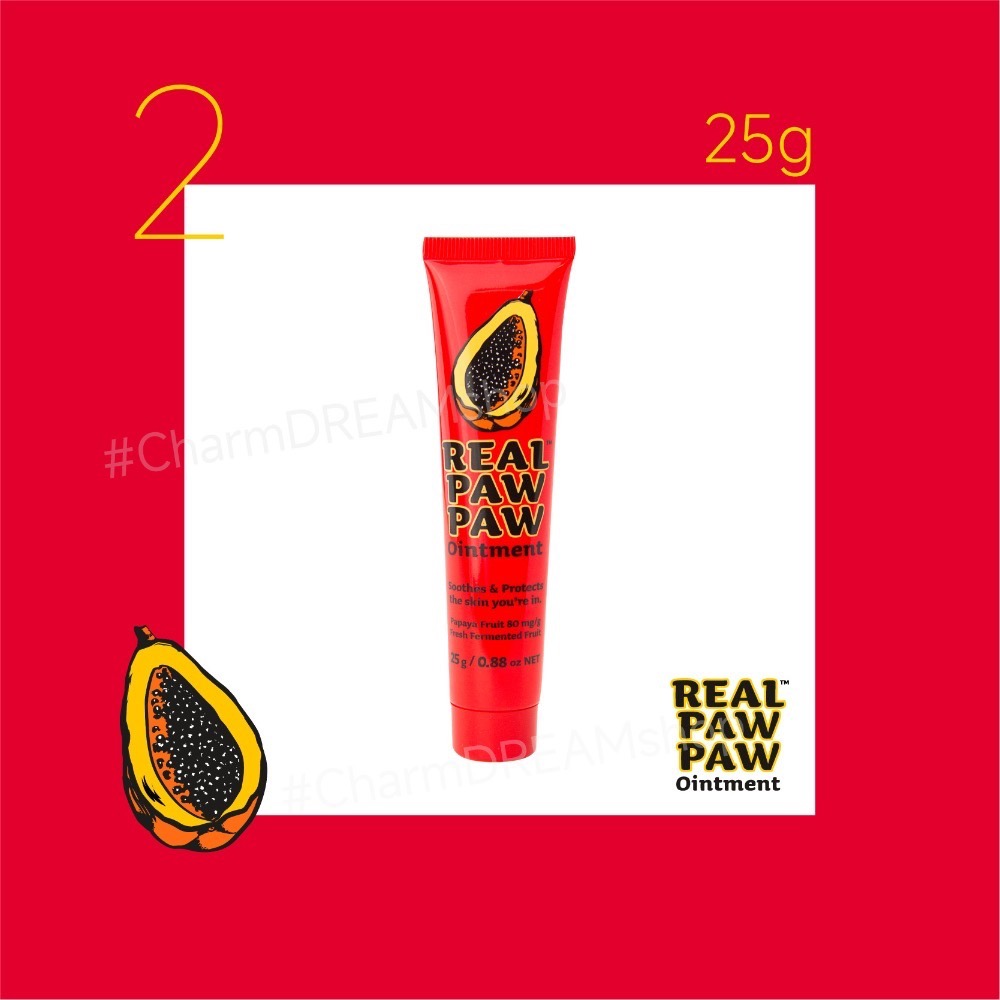Real Paw Paw《台灣經銷商》木瓜霜 護唇膏 萬用膏 滋潤肌膚-規格圖5