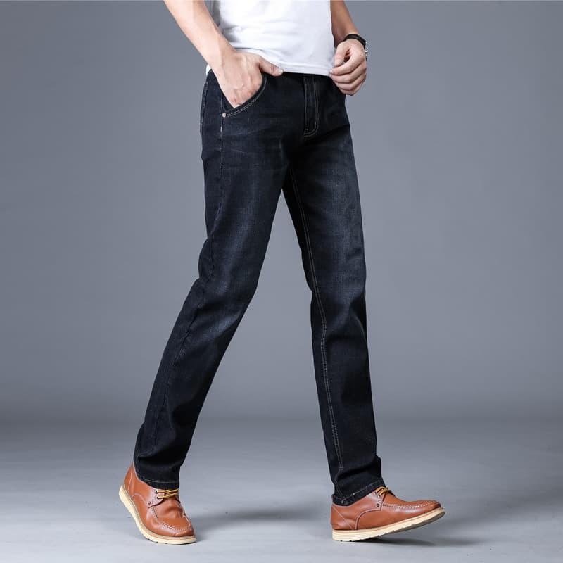 【AT 潮玩藝】 牛仔褲 工作褲 工裝褲 長褲 褲子 男褲 經典款彈性牛仔褲 修身 丹寧褲 牛仔長褲 021=8010-細節圖8