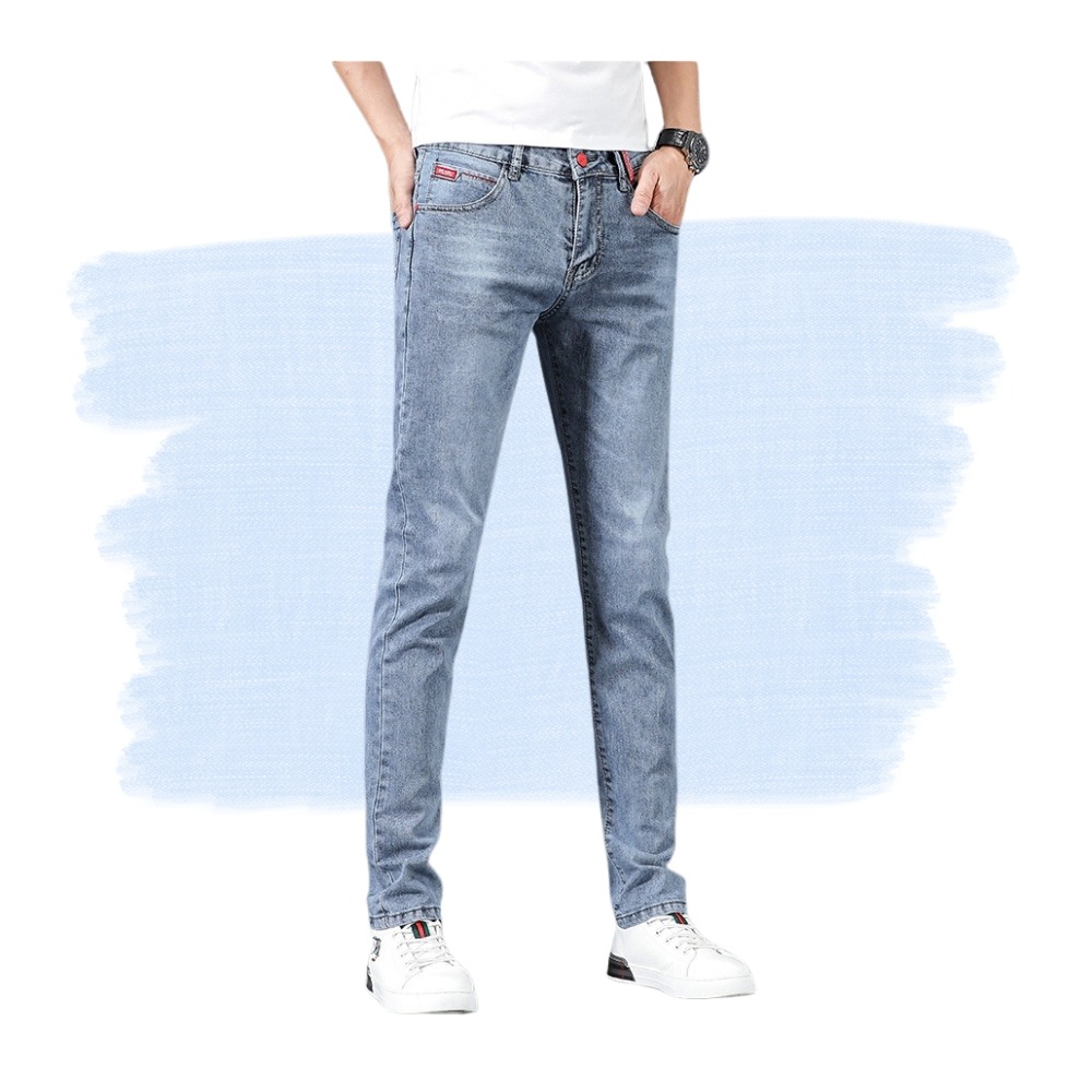 【AT 潮玩藝】 牛仔褲 長褲 直筒褲 褲子 男生褲子 長褲男 高雄店面 牛仔褲男 牛仔褲女 1989 (3件1260)-規格圖9