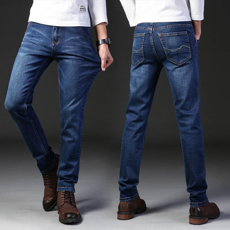 【AT 潮玩藝】 牛仔褲  牛仔褲男  長褲 褲子 直筒褲  ✓高雄出貨✓ 大尺碼牛仔褲 牛仔褲男 807& 815-規格圖10