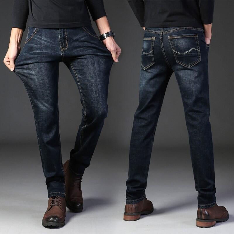 【AT 潮玩藝】 牛仔褲  牛仔褲男  長褲 褲子 直筒褲  ✓高雄出貨✓ 大尺碼牛仔褲 牛仔褲男 807& 815-規格圖10