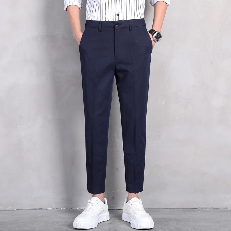 西裝褲 長褲 長褲男 韓版西褲 男長褲 西裝褲男 九分褲 褲子男 褲子 955-細節圖2