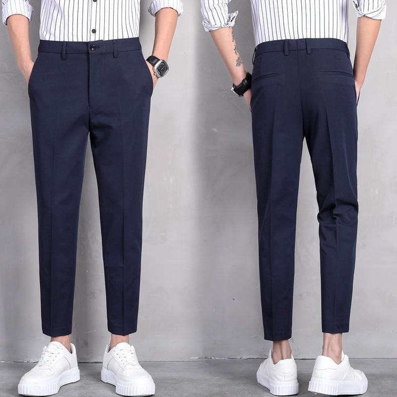 西裝褲 長褲 長褲男 韓版西褲 男長褲 西裝褲男 九分褲 褲子男 褲子 955-細節圖3