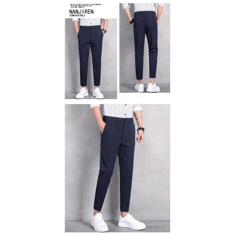 西裝褲 長褲 長褲男 韓版西褲 男長褲 西裝褲男 九分褲 褲子男 褲子 955-細節圖4