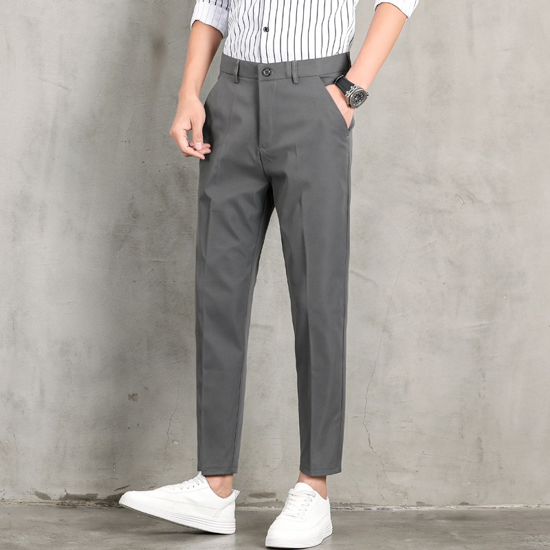 西裝褲 長褲 長褲男 韓版西褲 男長褲 西裝褲男 九分褲 褲子男 褲子 955-規格圖10