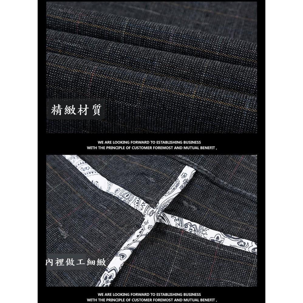 【AT 潮玩藝】 休閒褲 西裝褲 長褲 褲子 直筒褲 休閒褲男 休閒長褲男 格子褲女生 長褲女 長褲男  688-細節圖4