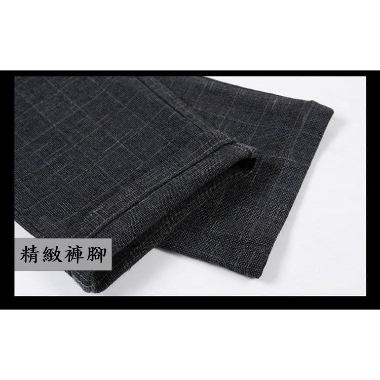 【AT 潮玩藝】 休閒褲 西裝褲 長褲 褲子 直筒褲 休閒褲男 休閒長褲男 格子褲女生 長褲女 長褲男  688-細節圖6