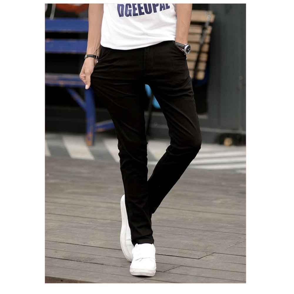 【AT 潮玩藝】 長褲 休閒褲 褲子 直筒褲 休閒長褲 長褲男 韓版修身彈力休閒褲 <高雄出貨>  四口袋 8008-細節圖4