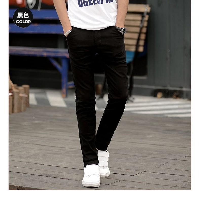 【AT 潮玩藝】 長褲 休閒褲 褲子 直筒褲 休閒長褲 長褲男 韓版修身彈力休閒褲 <高雄出貨>  四口袋 8008-細節圖8