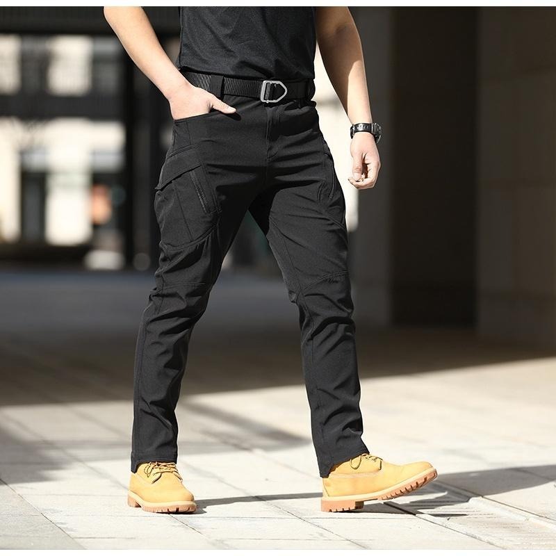 [AT 潮玩藝]  工作褲 工裝褲 長褲 長褲男 彈力工作褲 彈力長褲 彈力戰術褲 多口袋休閒褲  456-細節圖5