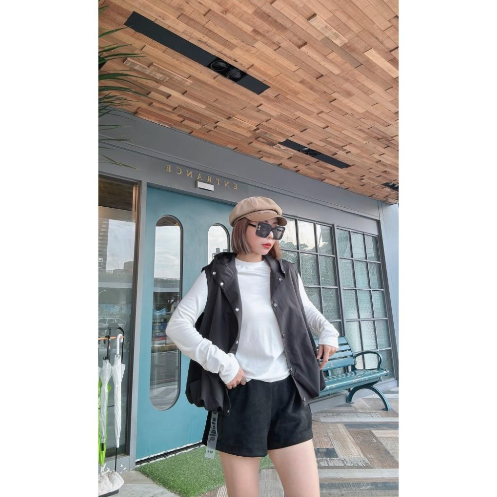 AT女裝｜全館現貨｜微肉女孩必備的單品 外搭背心外套 -2色-細節圖3