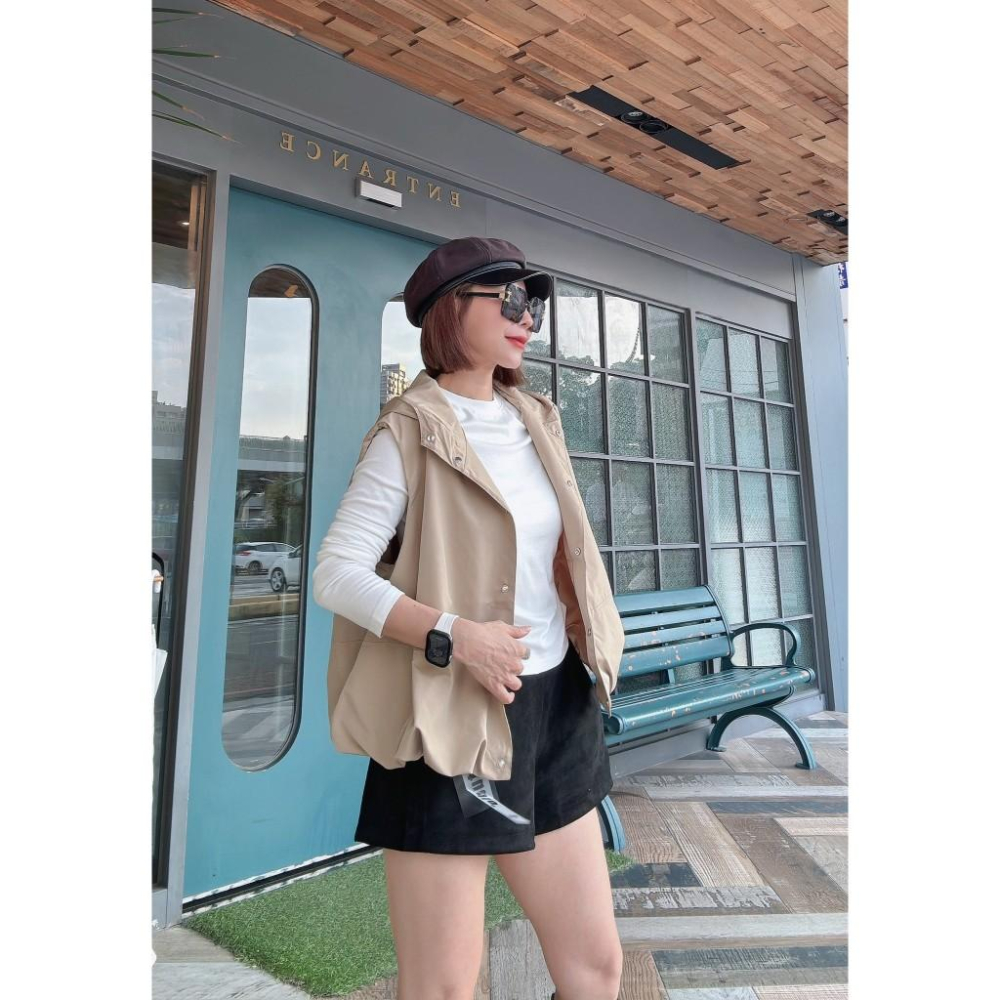 AT女裝｜全館現貨｜微肉女孩必備的單品 外搭背心外套 -2色-細節圖6