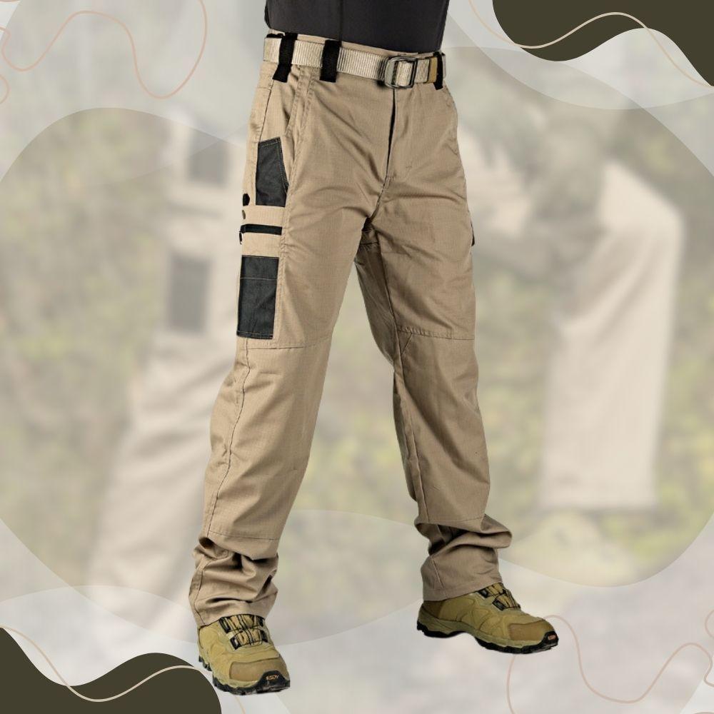 戰術褲跳色設計 工裝褲 長褲 長褲男長褲 戰術褲 多口袋休閒褲 男長褲 【ix22】-細節圖7