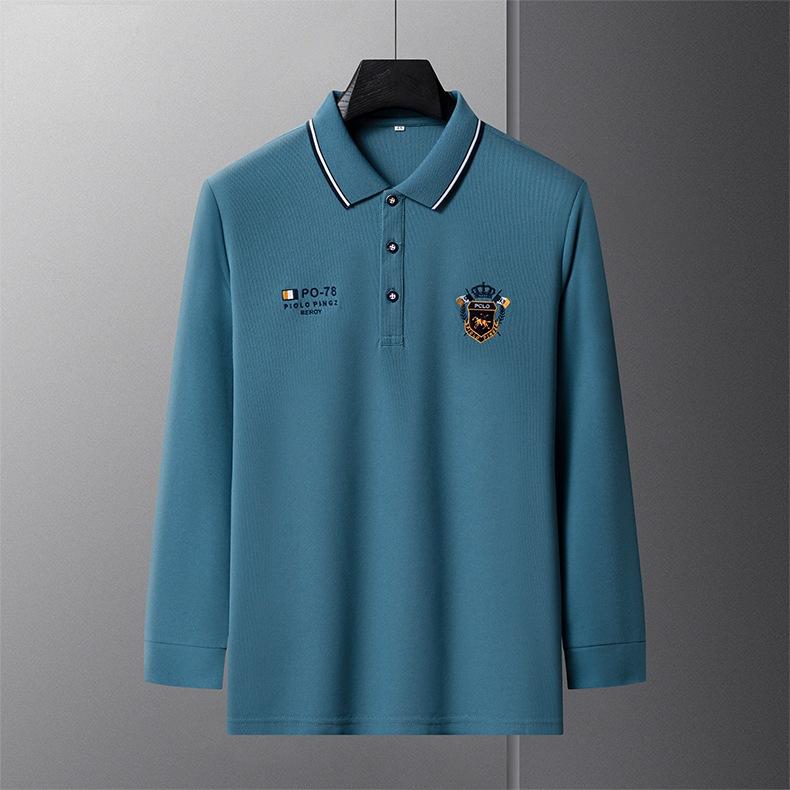 長袖polo衫 polo 長袖 長袖上衣 長POLO衫 男裝 長袖男 男短袖 男上衣 韓版上衣 單馬 BO-細節圖7
