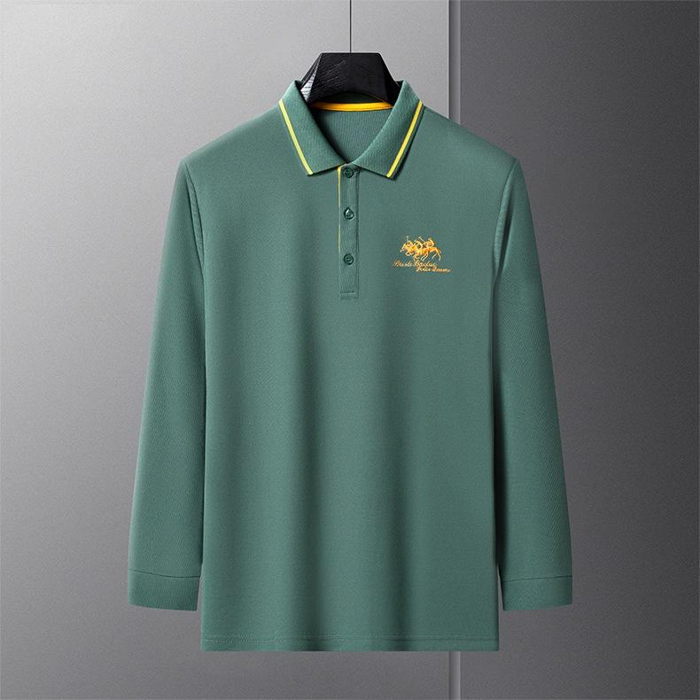 polo衫 polo 長袖 長袖上衣 長POLO衫 男裝 長袖男 男長袖 男上衣 韓版上衣  雙馬 BF23-細節圖6