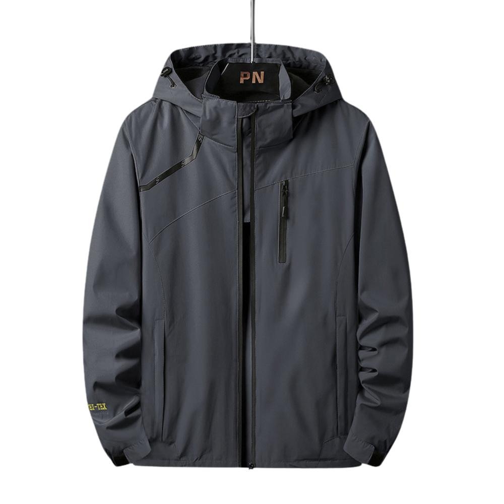 防水登山外套 防風外套 夾克 連帽風衣外套 男外套 外套男 厚外套 1899-細節圖8