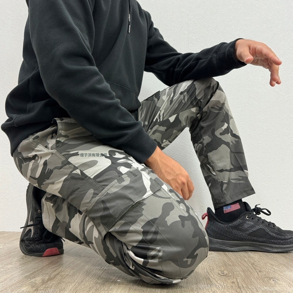 【AT 潮玩藝】工作褲 工裝褲 迷彩褲 軍裝褲 男長褲 彈力工作褲 長褲 休閒褲 長褲男 迷彩長褲 彈力長褲 P6-細節圖3