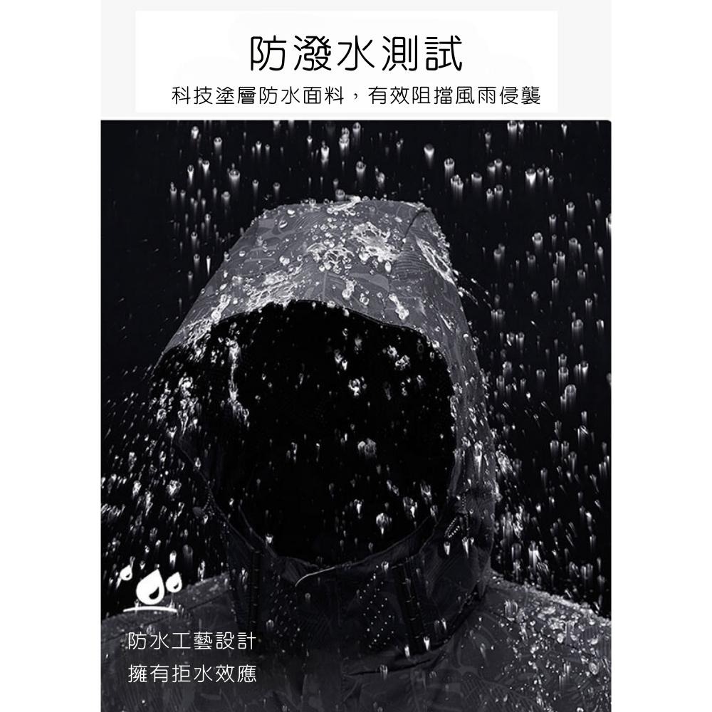 【AT 潮玩藝】衝鋒外套 連帽外套 衝鋒衣 風衣 登山服 防風外套 夾克 連帽風衣外套 外套男 厚外套 6266-細節圖3
