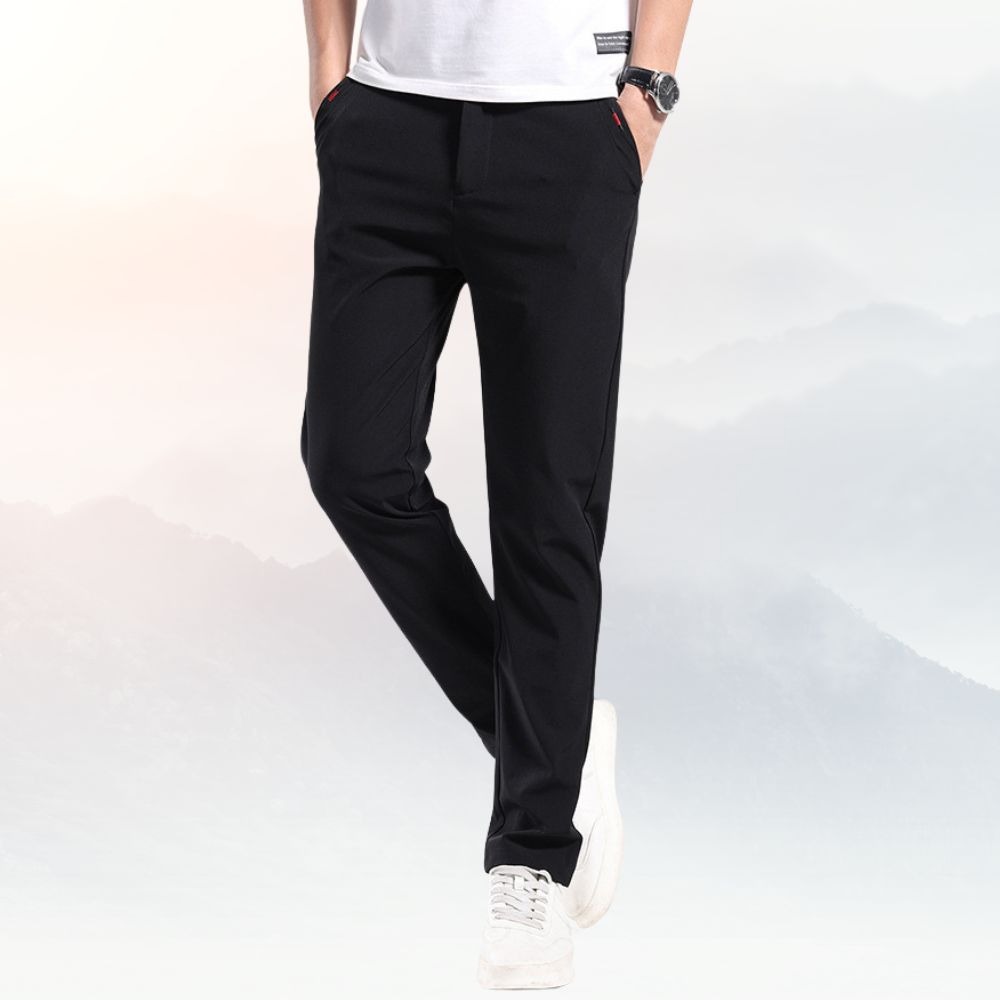 【AT 潮玩藝】彈力長褲 男生褲子 直筒褲 長褲 西裝褲 休閒褲 韓版長褲 男長褲 8876-細節圖5