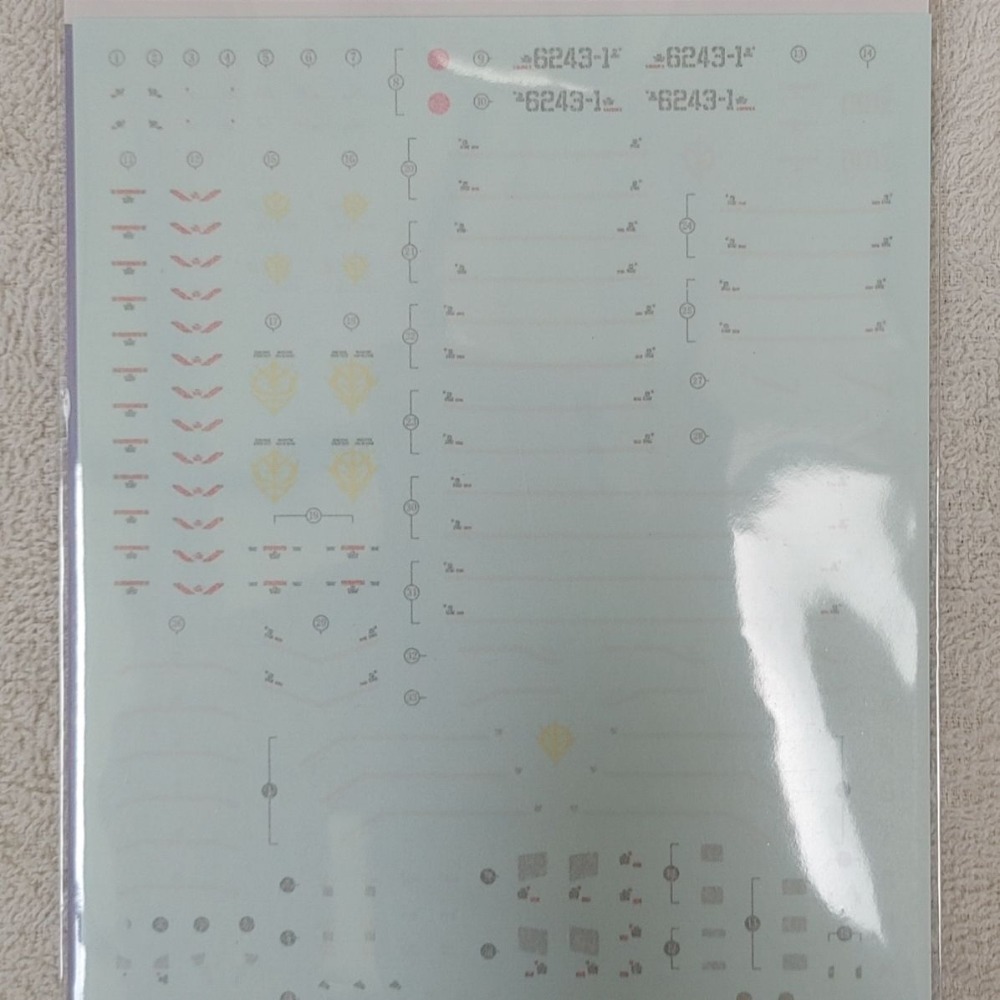 EVO 專用水貼 RG MSN-02 吉翁克 ZEONG-細節圖2