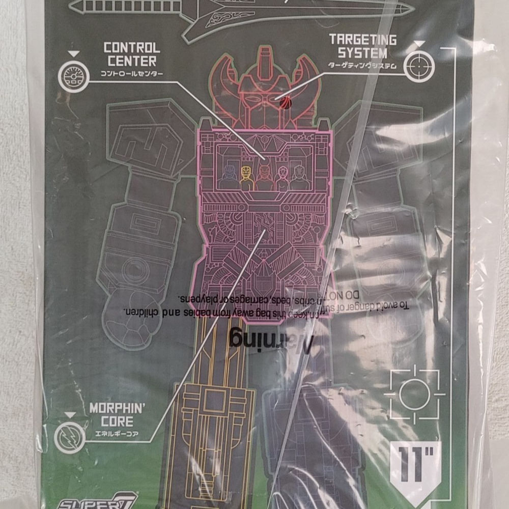 現貨 SUPER7 美版 恐龍戰隊 金剛戰士 透明版 大獸神-細節圖3