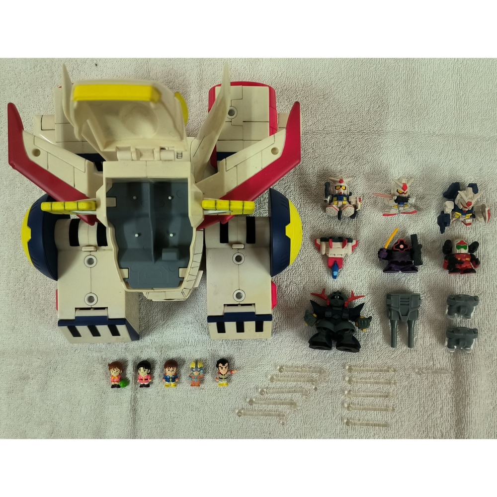 SD GUNDAM 鋼彈 SDFC 限定品 白色木馬 白色基地-細節圖4