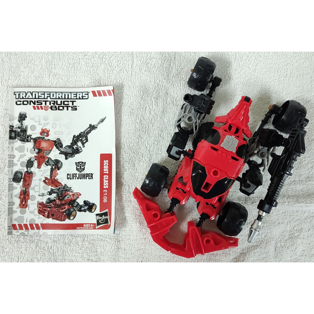變形金剛 CONSTRUCT BOTS 積木組合機器人 跳崖者 CLIFFJUMPER-細節圖2