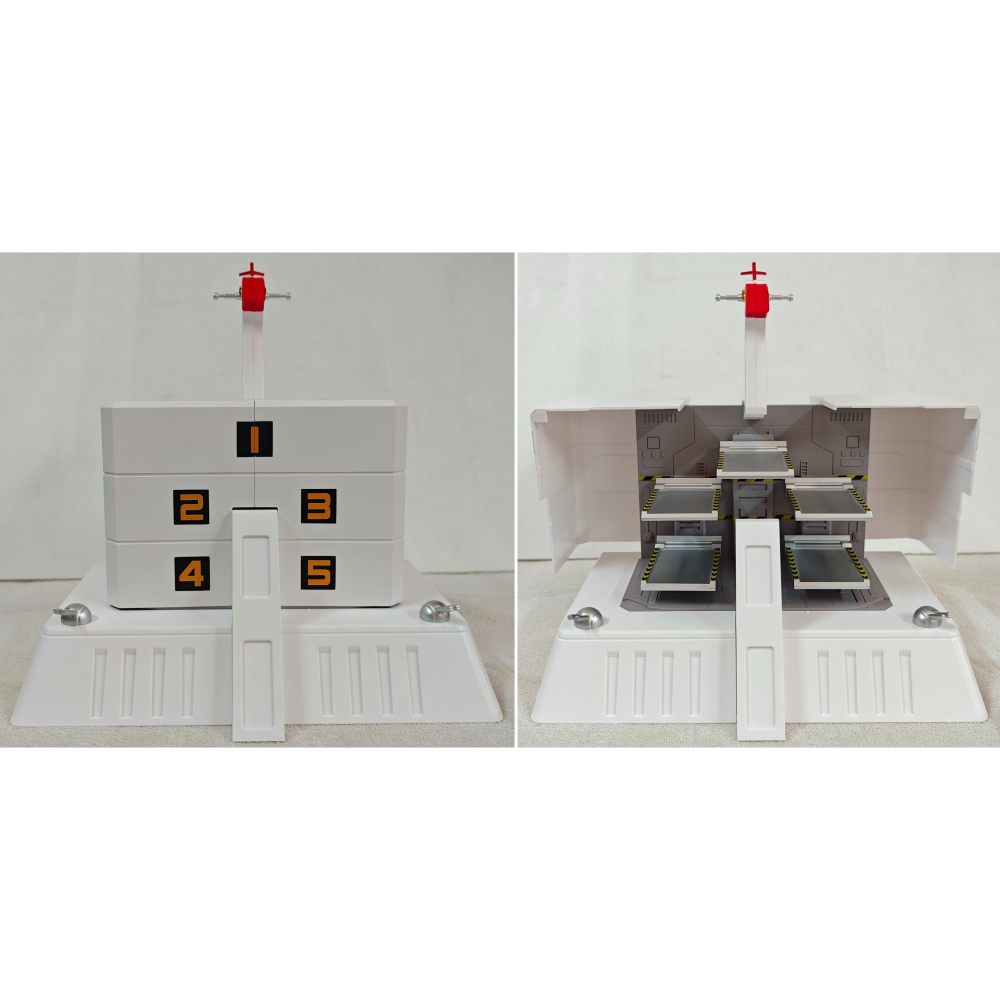 SUPER MINIPLA SMP 已組 超電磁機械 波羅五號 雷霆五號 + 全新大鳥島基地-細節圖3