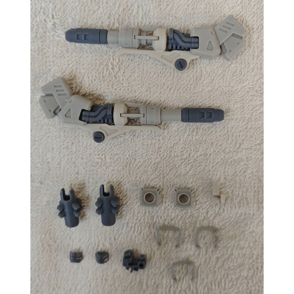 HG 1/144 GQuuuuuuX 輕加農 + HYPER DYNE 3D改件 輕加農 雙炮 強化套件 合售-細節圖5