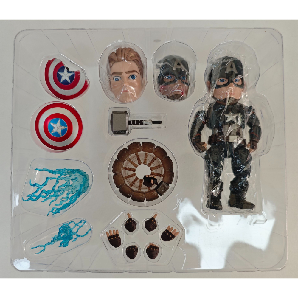 野獸國 EAA-104 漫威 可動公仔 復仇者聯盟：終局之戰 美國隊長-細節圖3