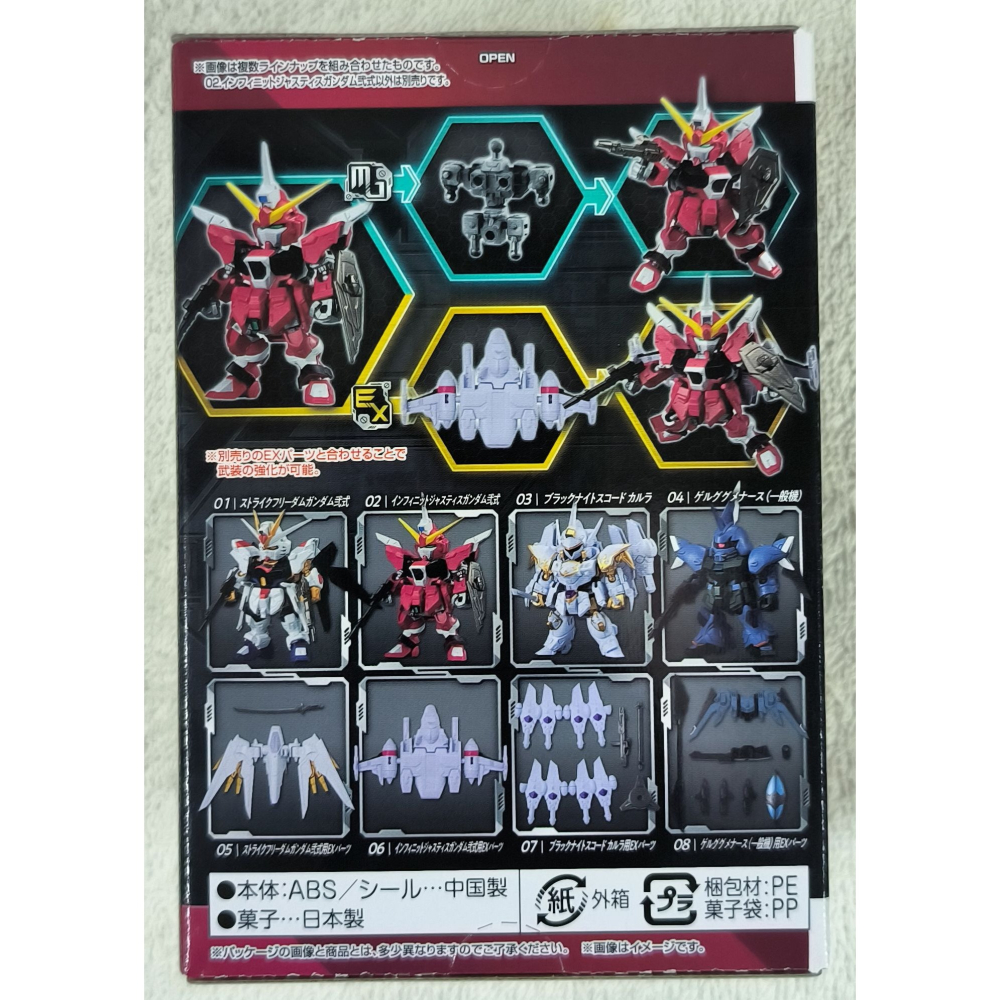 MOBILITY JOINT GUNDAM Vol.8 盒玩 無限正義鋼彈貳式(本體)-細節圖2