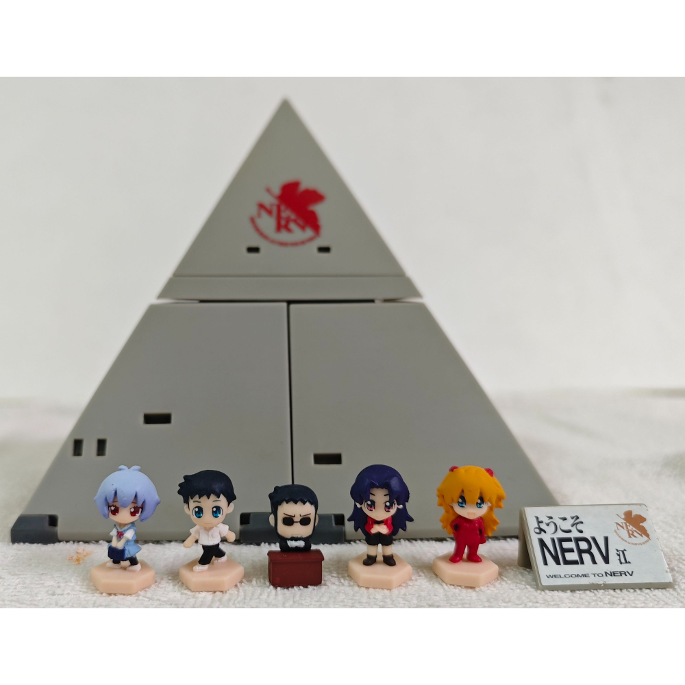稀少 新世紀福音戰士 EVANGELION NERV 基地 盒玩-細節圖2