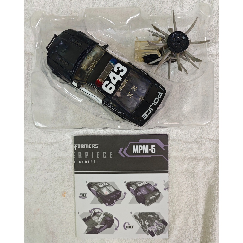 變形玩具 不確定版本 MPM05 判官 BARRICADE-細節圖7