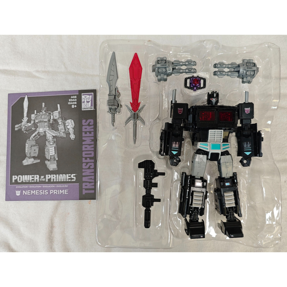 變形金剛 POTP 至尊神力 天元之力 美版 L級 暗黑柯博文 報應至尊 NEMISIS PRIME-細節圖5