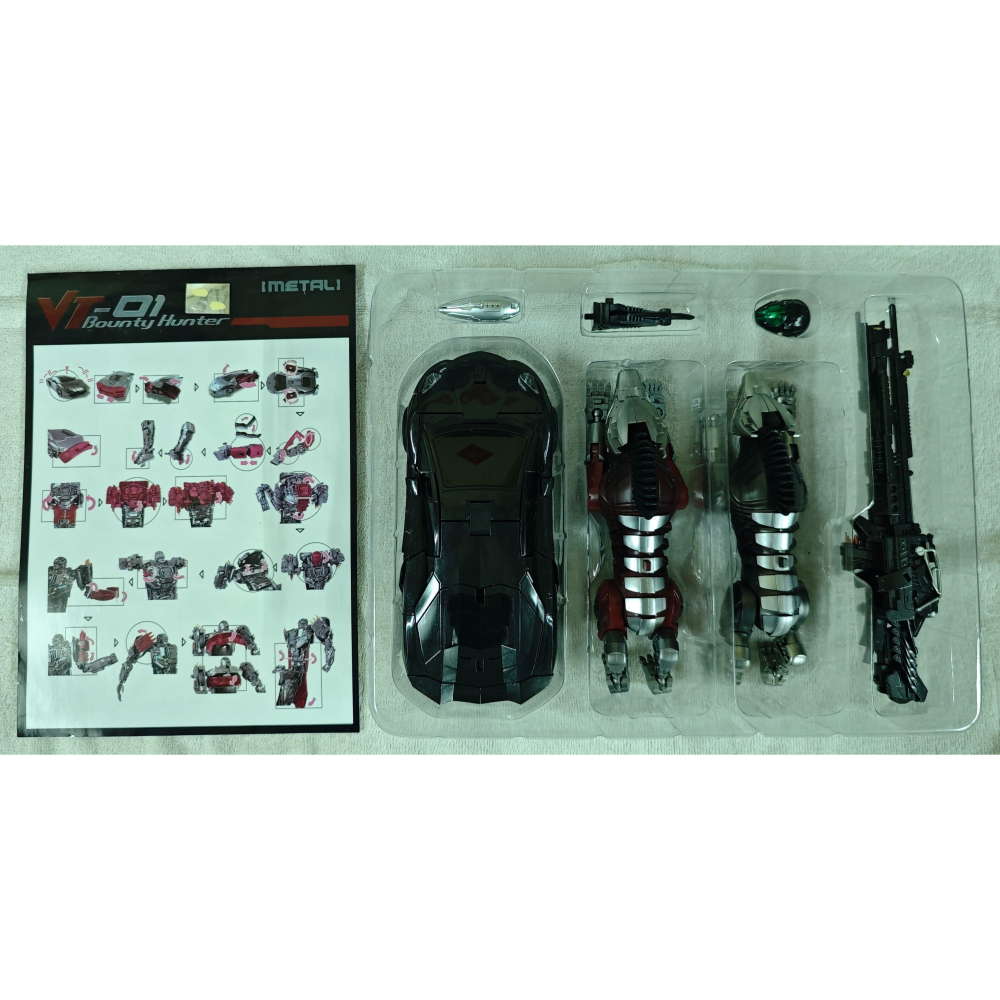 變形玩具 VT-01 地獄獵人 賞金獵人 禁閉 附雙狗-細節圖5