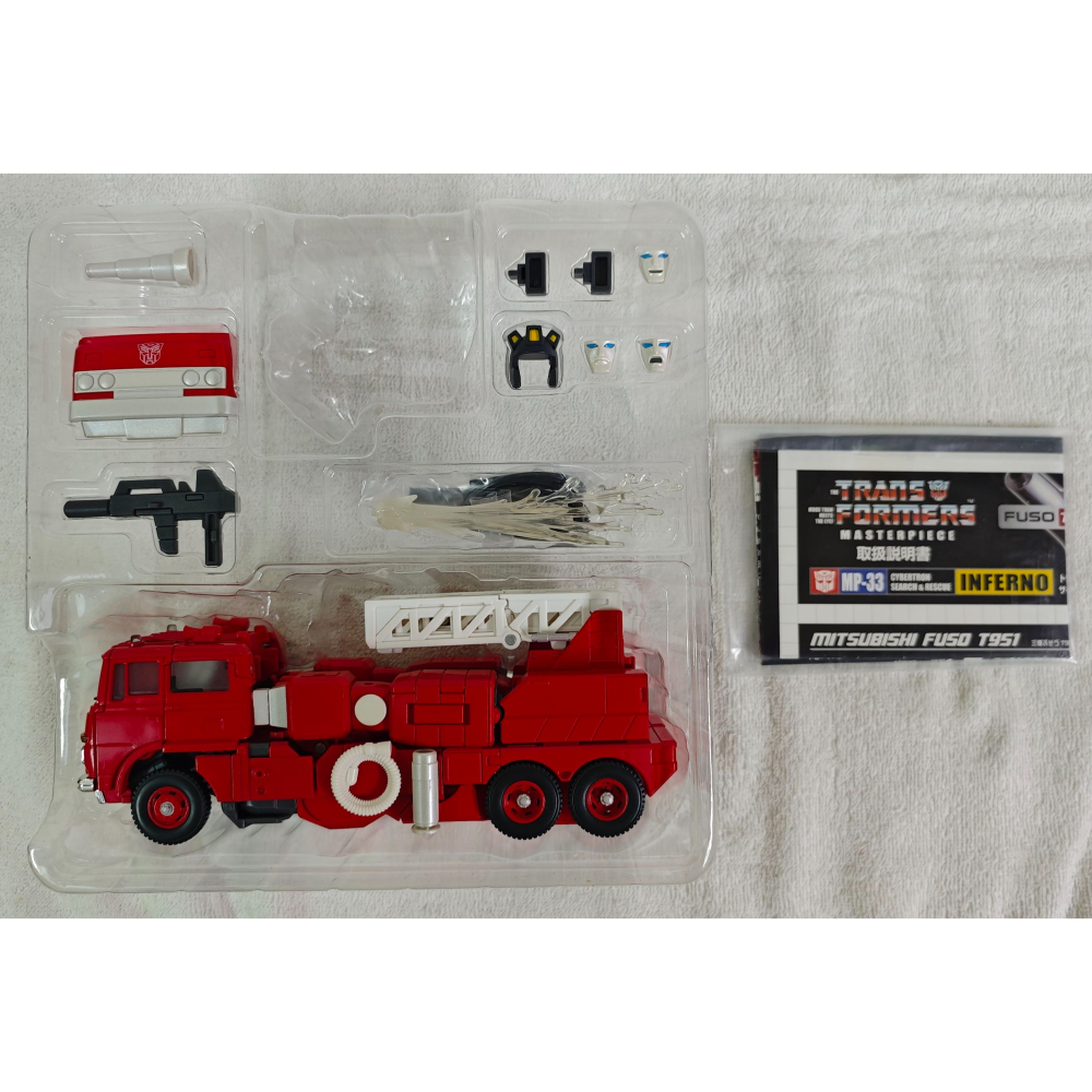 變形金剛 代理日版 MP33 地獄火 消防車 INFERNO-細節圖3