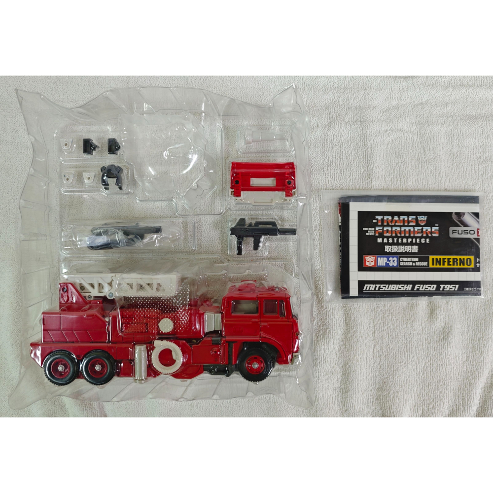 變形金剛 代理日版 MP33 地獄火 消防車 INFERNO-細節圖4