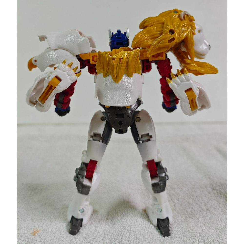 變形金剛 LEGACY 傳承 V級 白獅 獅王 柯博文 LEO PRIME-細節圖2